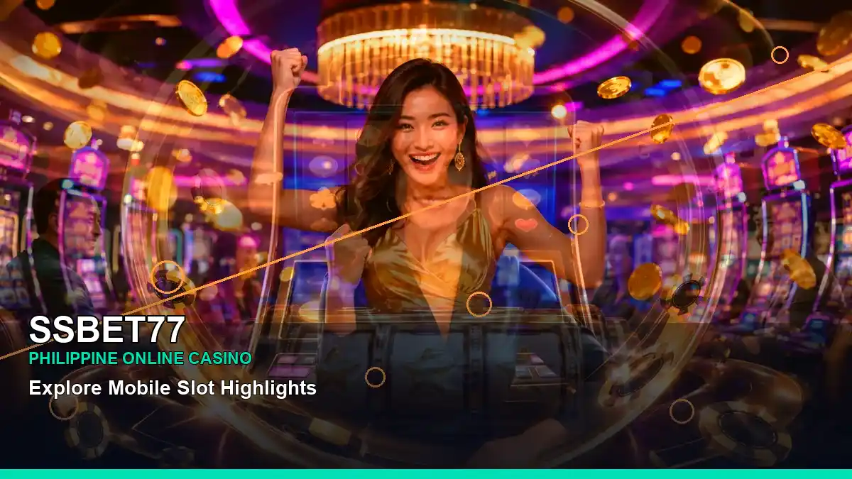 SSBET77 adventure online slot games featuring an adult Filipina casino host with a centered composition — view 2