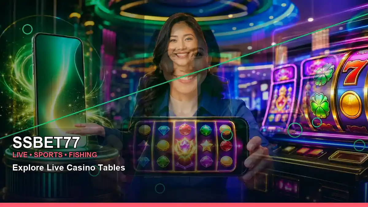 SSBET77 high-energy first casino deposit and wallet options in a right close-up layout for Philippine players